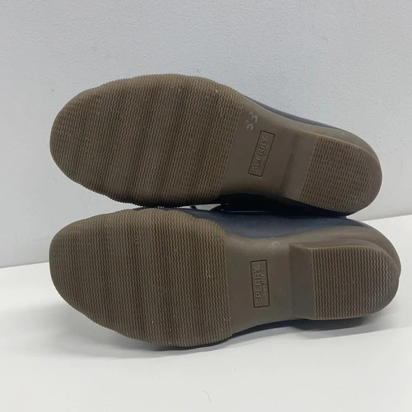 Girls Sperry Saltwater Core Black Rubber Boots [STS94063] Size 3 - Picture 8 of 9